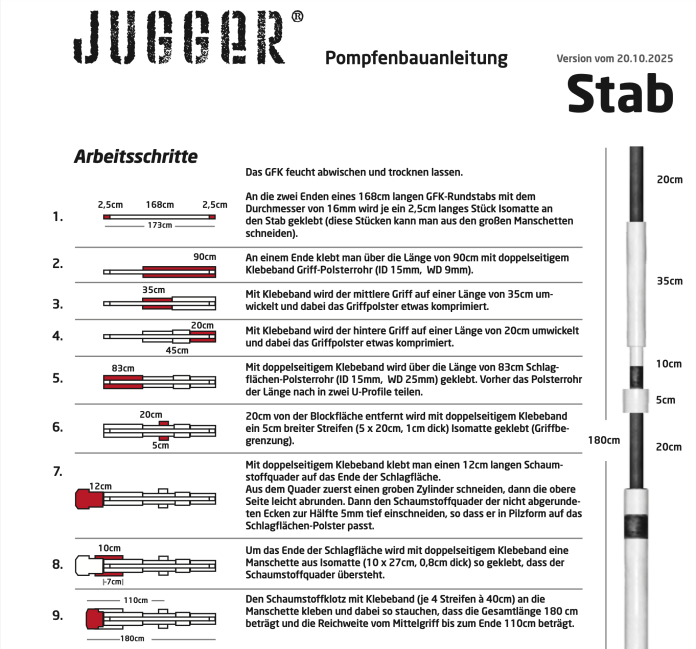 Pompfen Bauanleitung